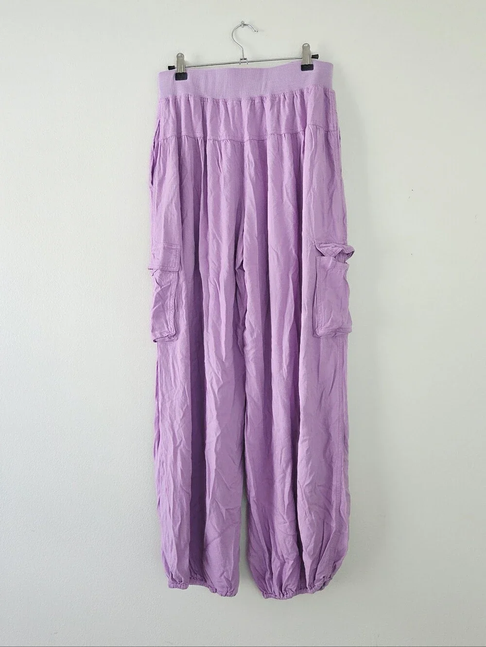 Free People FP Movement Final Stretch Pants Chive Blossom Lavender XS
